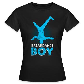 Breakdance Jeunes danseurs Breakdancing - T-shirt Femme - noir - Devant - AI Model Female 172 dark (172cm)