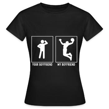 Votre ami - Mon ami - Basketball Slam Dunk - T-shirt Femme - noir - Devant - AI Model Female 172 dark (172cm)