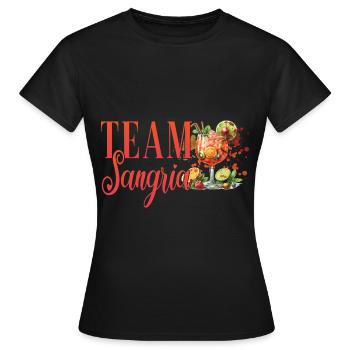 Cocktail Bartender Team Sangria - T-shirt Femme - noir - Devant - AI Model Female 172 dark (172cm)