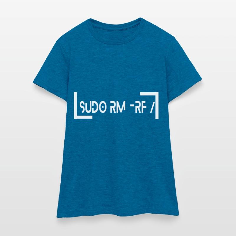 sudo rm -rf Computer Scientist IT Geek Code Women's T-Shirt