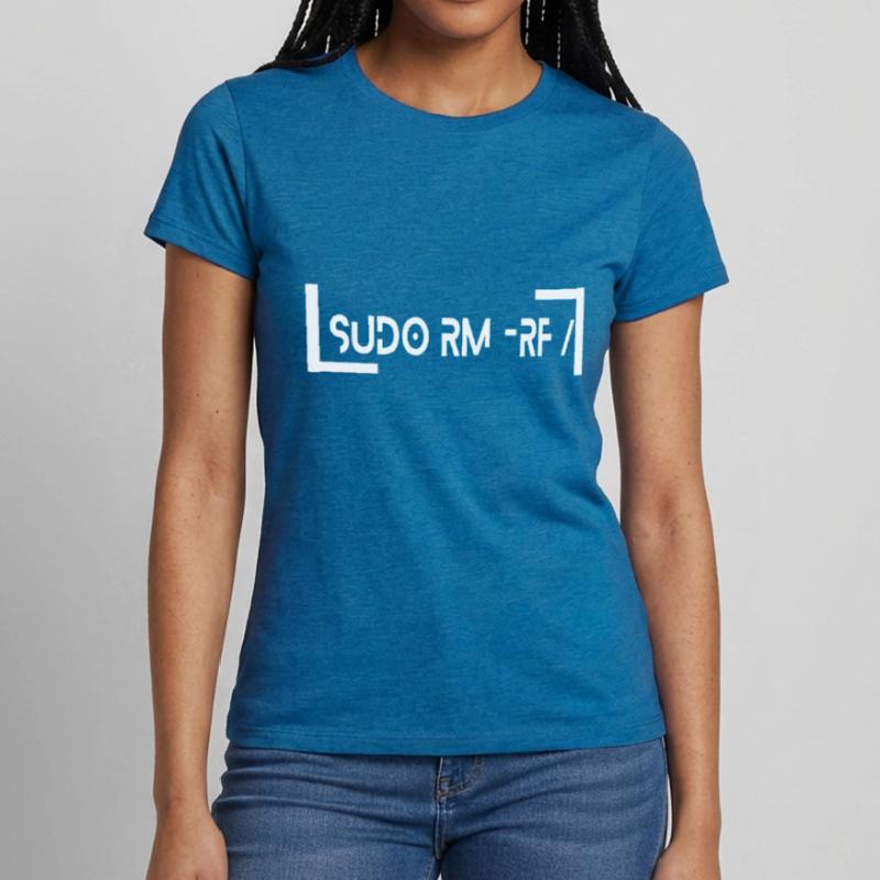 sudo rm -rf Computer Scientist IT Geek Code Women's T-Shirt