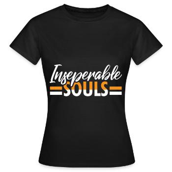 Meilleurs amis Meilleurs bourgeons Meilleur ami - T-shirt Femme - noir - Devant - AI Model Female 172 dark (172cm)