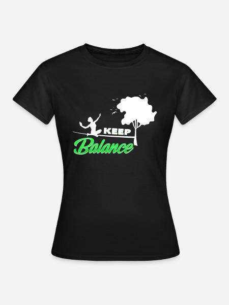 Balance - Frauen T-Shirt - Schwarz