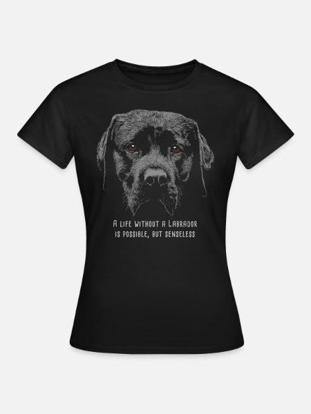 Labrador 12 2018 01 - Naisten t-paita - musta