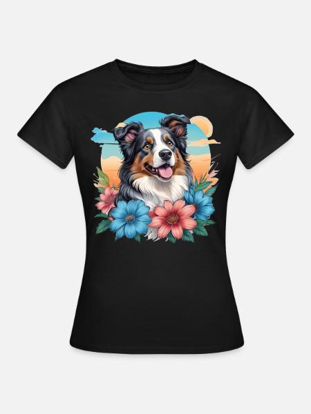 Australian Shepherd - Frauen T-Shirt - Schwarz