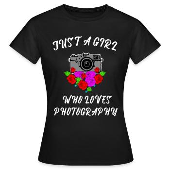 La photographie | Photographes | photographe - T-shirt Femme - noir - Devant - AI Model Female 172 dark (172cm)