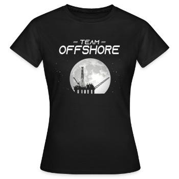 Team Off Shore - Women's T-Shirt - black - Front - AI Model Female 172 dark (172cm)