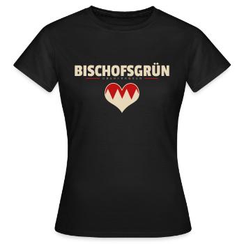Bischofsgrün Dorf Gemeinde Stadt Bayreuth - Frauen T-Shirt - Schwarz - Vorne - AI Model Female 172 dark (172cm)