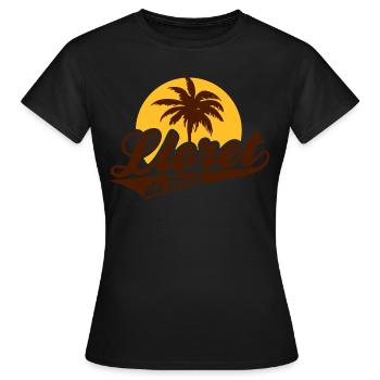 Lloret de Mar - T-shirt Femme - noir - Devant - AI Model Female 172 dark (172cm)