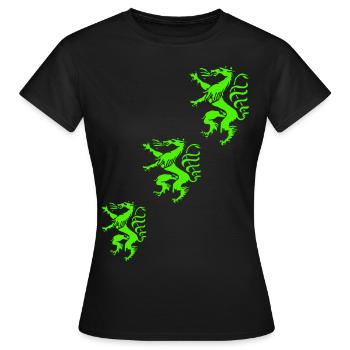 Steiermark - Frauen T-Shirt - Schwarz - Vorne - AI Model Female 172 dark (172cm)