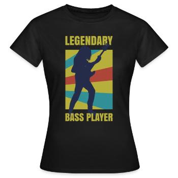 Guitariste Guitariste Guitariste Guitariste Guitariste Guitariste Guitare - T-shirt Femme - noir - Devant - AI Model Female 172 dark (172cm)