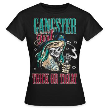 Gangster Girl - T-shirt Femme - noir - Devant - AI Model Female 172 dark (172cm)