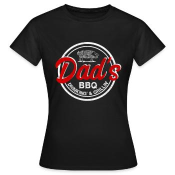 Pappas Barbecue Boire et refroidir - T-shirt Femme - noir - Devant - AI Model Female 172 dark (172cm)