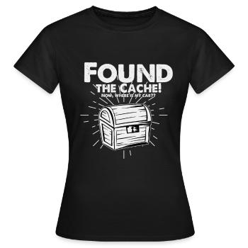 géocache - T-shirt Femme - noir - Devant - AI Model Female 172 dark (172cm)