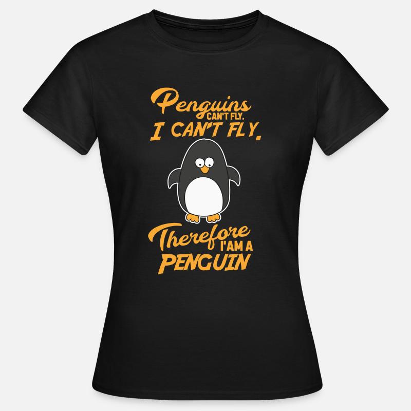 penguins - Women's T-Shirt - black