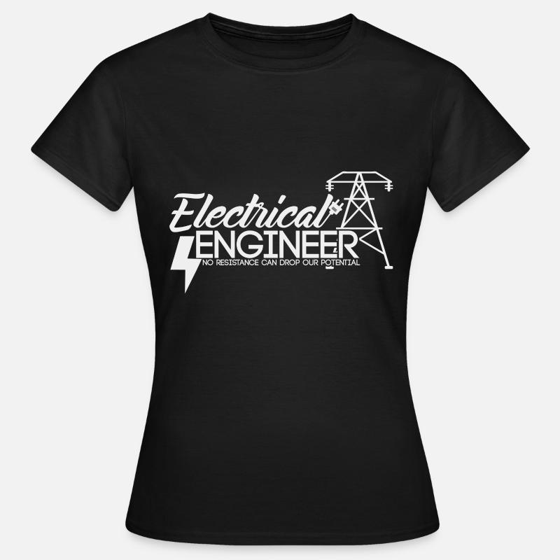 ingegnere elettronico - Maglietta da donna - nero