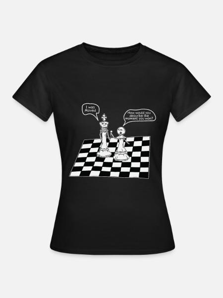 échec et mat - T-shirt Femme - noir