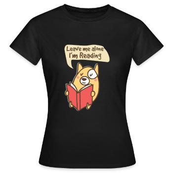 Read - Women's T-Shirt - black - Front - AI Model Female 172 dark (172cm)