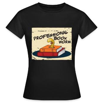 rat de bibliothèque - T-shirt Femme - noir - Devant - AI Model Female 172 dark (172cm)