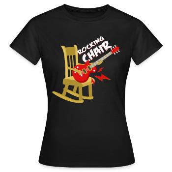 Musique rock - T-shirt Femme - noir - Devant - AI Model Female 172 dark (172cm)