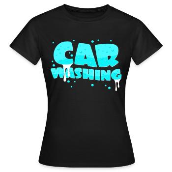 lave-auto - T-shirt Femme - noir - Devant - AI Model Female 172 dark (172cm)