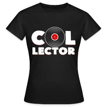 Schallplatte - Frauen T-Shirt - Schwarz - Vorne - AI Model Female 172 dark (172cm)