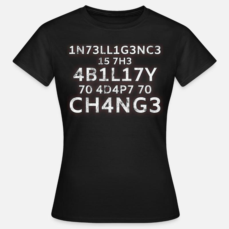 Funny Gift Programmer Computer Nerds - Women's T-Shirt - black