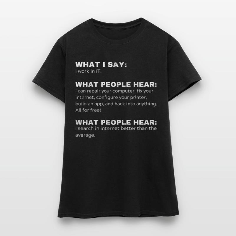 Lustiges Geschenk Programmierer Computer Nerds IT Frauen T-Shirt