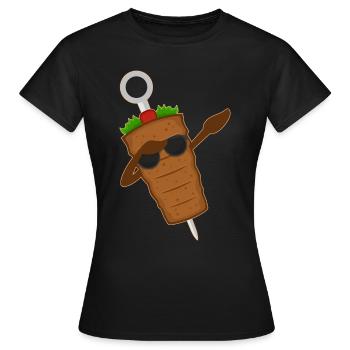 Doner Kebab - T-shirt Femme - noir - Devant - AI Model Female 172 dark (172cm)