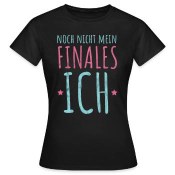 Geschlechtsumwandlung Transformation Geschenk LGBT - Frauen T-Shirt - Schwarz - Vorne - AI Model Female 172 dark (172cm)