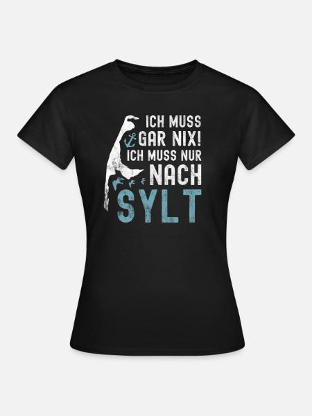 Sylt - Frauen T-Shirt - Schwarz