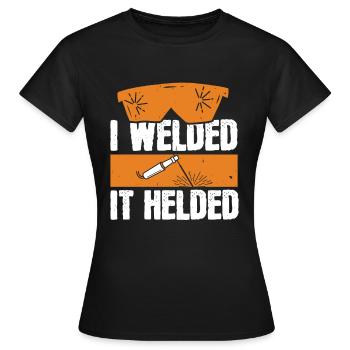 Weld - Women's T-Shirt - black - Front - AI Model Female 172 dark (172cm)