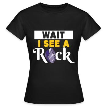 Pierres précieuses - T-shirt Femme - noir - Devant - AI Model Female 172 dark (172cm)