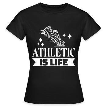 Sportifs - T-shirt Femme - noir - Devant - AI Model Female 172 dark (172cm)