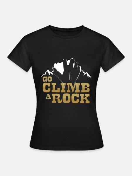 Bergsteigen - Frauen T-Shirt - Schwarz