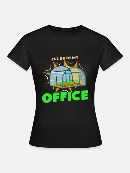 Ich bin im Büro - Frauen T-Shirt - Schwarz