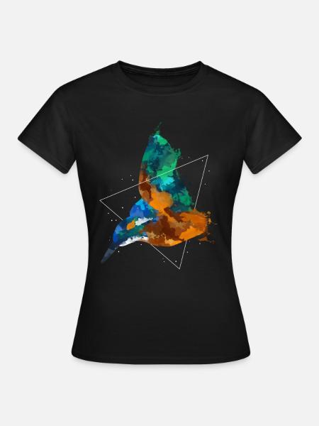 martin-pêcheur - T-shirt Femme - noir