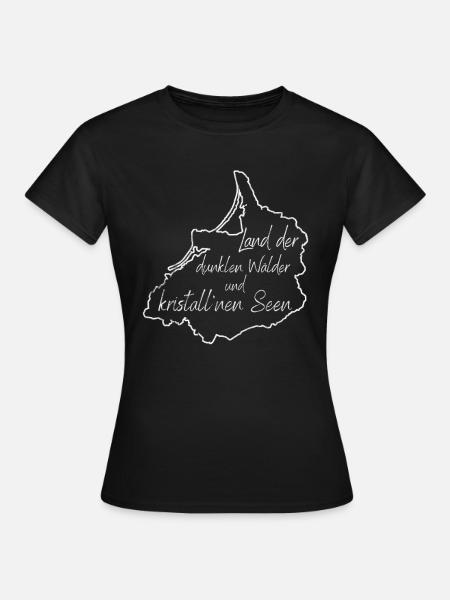 Ostpreußen - Land der dunklen Wälder - Frauen T-Shirt - Schwarz