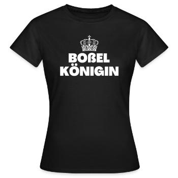 Boßeln Boßlerin Boßel-Königin - Frauen T-Shirt - Schwarz - Vorne - AI Model Female 172 dark (172cm)