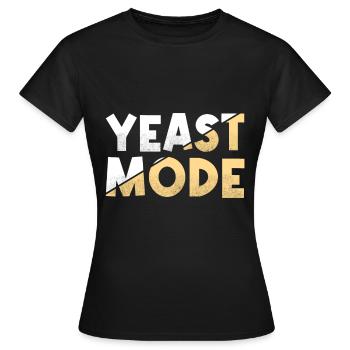 Levure Mode - Boulanger - T-shirt Femme - noir - Devant - AI Model Female 172 dark (172cm)