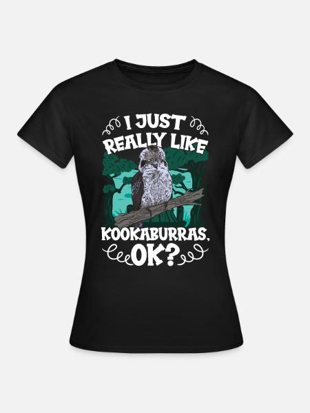 Kookaburra - Frauen T-Shirt - Schwarz