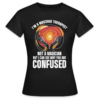 Massage Therapist - Frauen T-Shirt - Schwarz - Vorne - AI Model Female 172 dark (172cm)