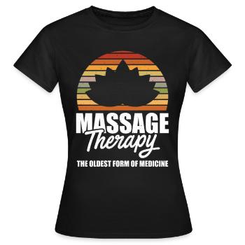 Massage Therapist - Frauen T-Shirt - Schwarz - Vorne - AI Model Female 172 dark (172cm)