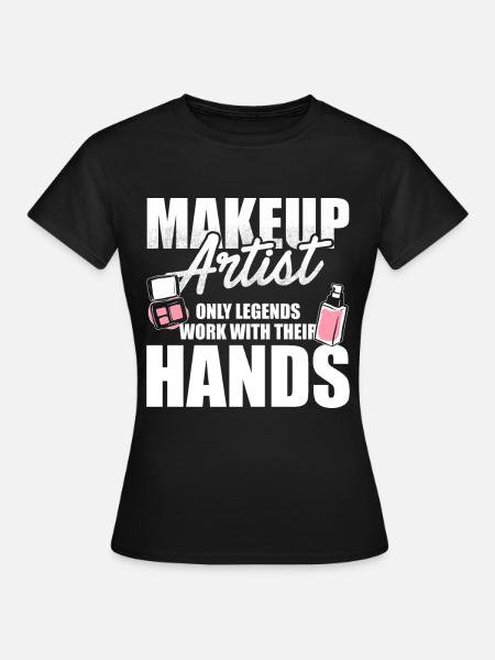 Makeup Artist - Frauen T-Shirt - Schwarz