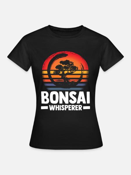 Bonsai Tree - Frauen T-Shirt - Schwarz