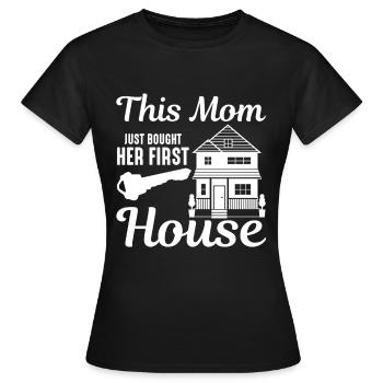 Housewarming Party - Women's T-Shirt - black - Front - AI Model Female 172 dark (172cm)