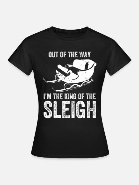 Dog Sledding | Mushing - Frauen T-Shirt - Schwarz