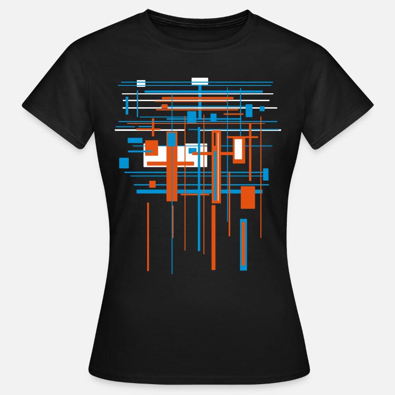 Architecture VECTOR (abstract art) - Women's T-Shirt - black