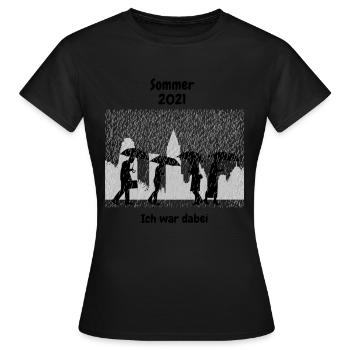 Sommer 2021 Ich war dabei - Frauen T-Shirt - Schwarz - Vorne - AI Model Female 172 dark (172cm)
