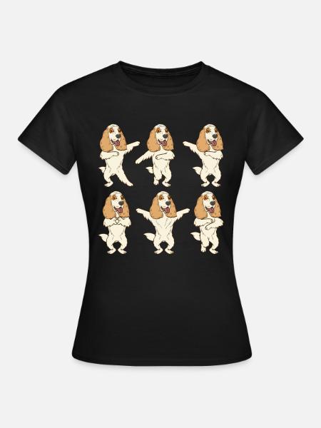 Cocker Spaniel Cadeau Femmes Chiens Spaniel - T-shirt Femme - noir